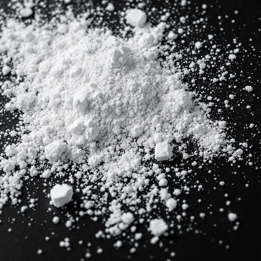 chalk dust particles