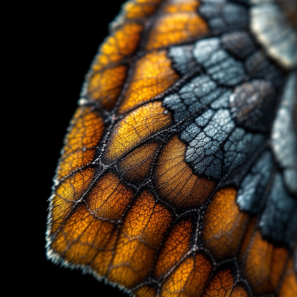 moth wing scales (macro)