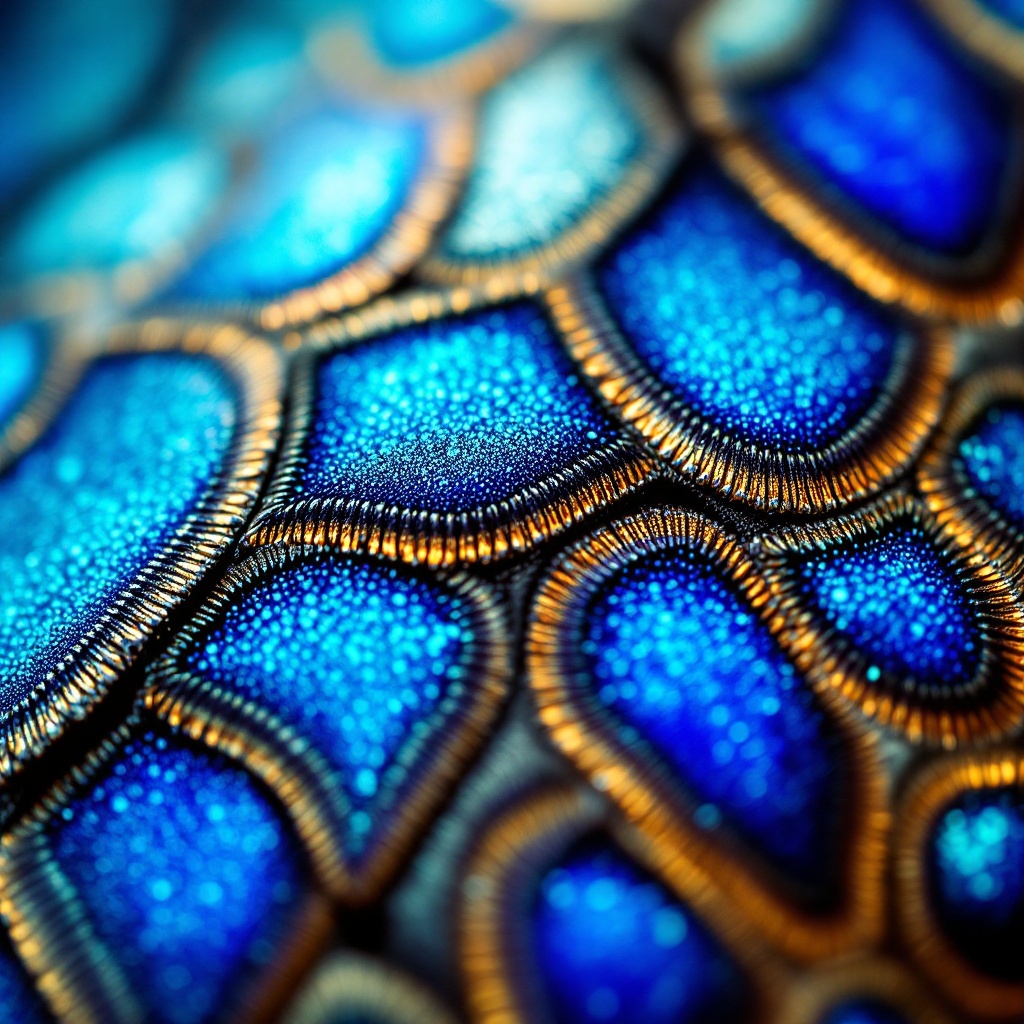 butterfly wing scales (macro)