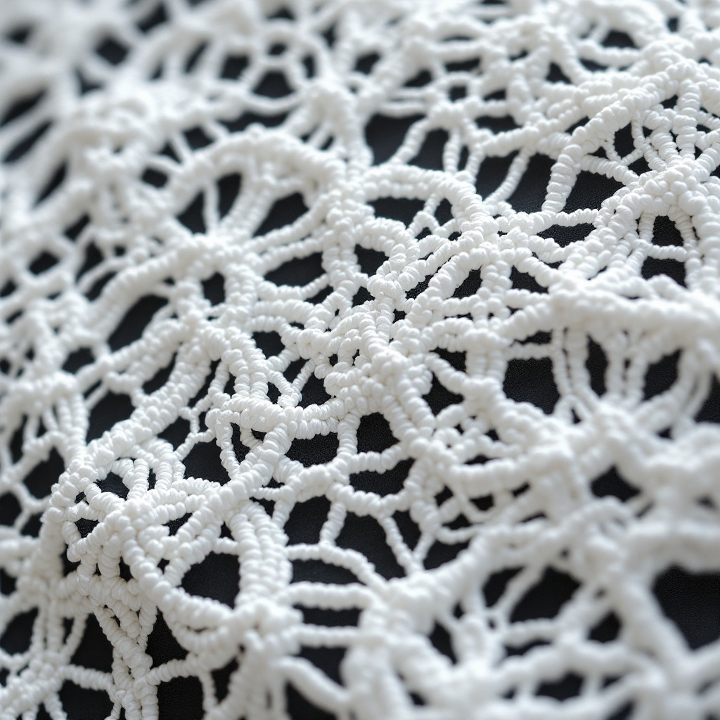 lace fabric pattern (macro)