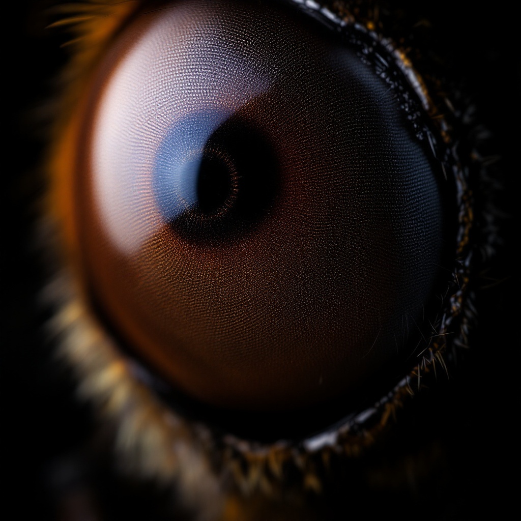 bee compound eye (macro)