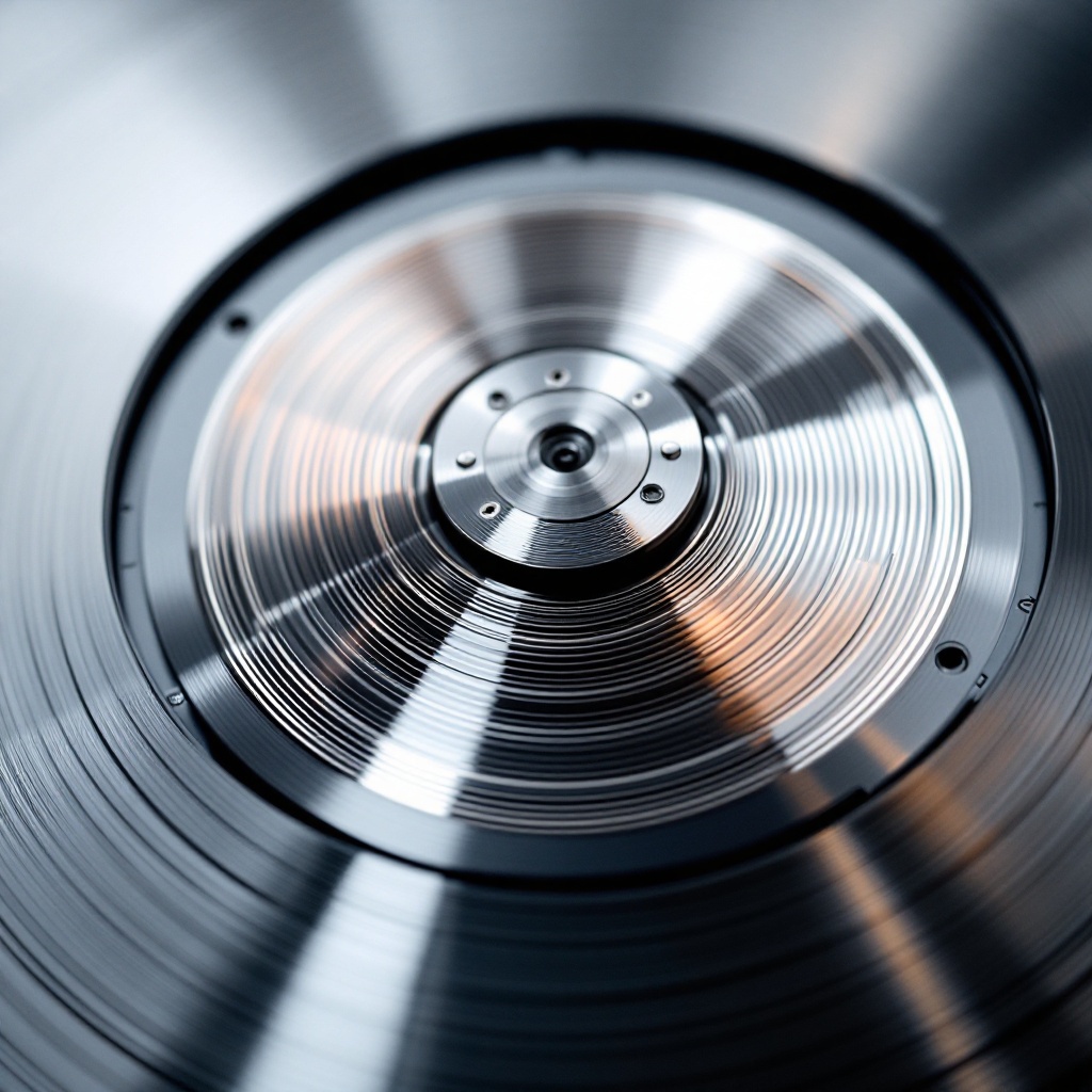 Hard drive platter surface