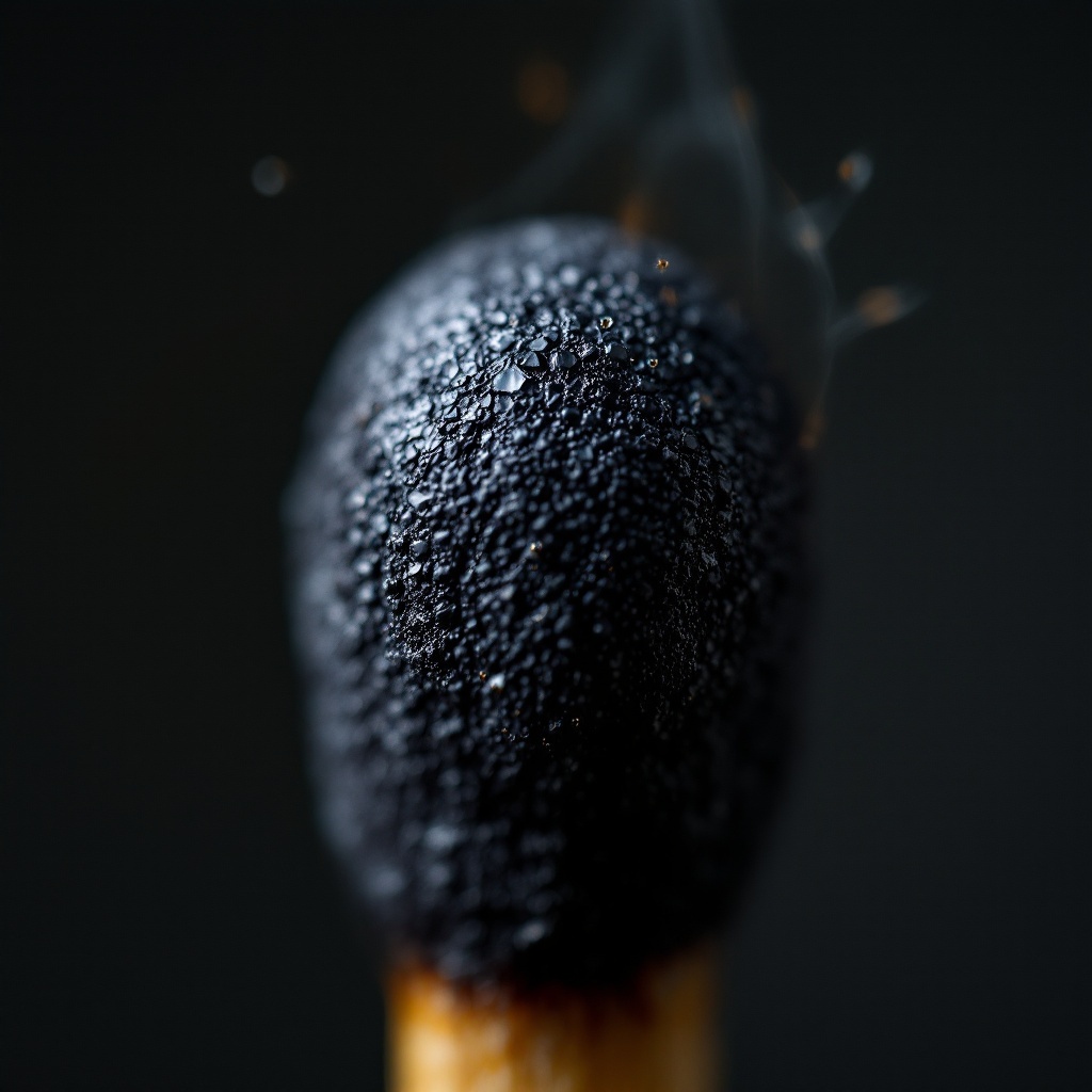 Used match head (macro)