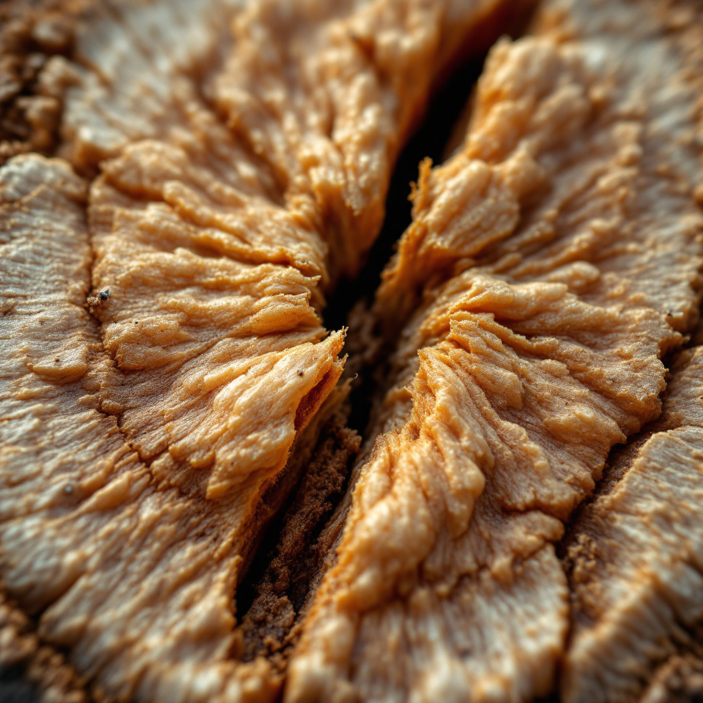 Walnut shell cross-section