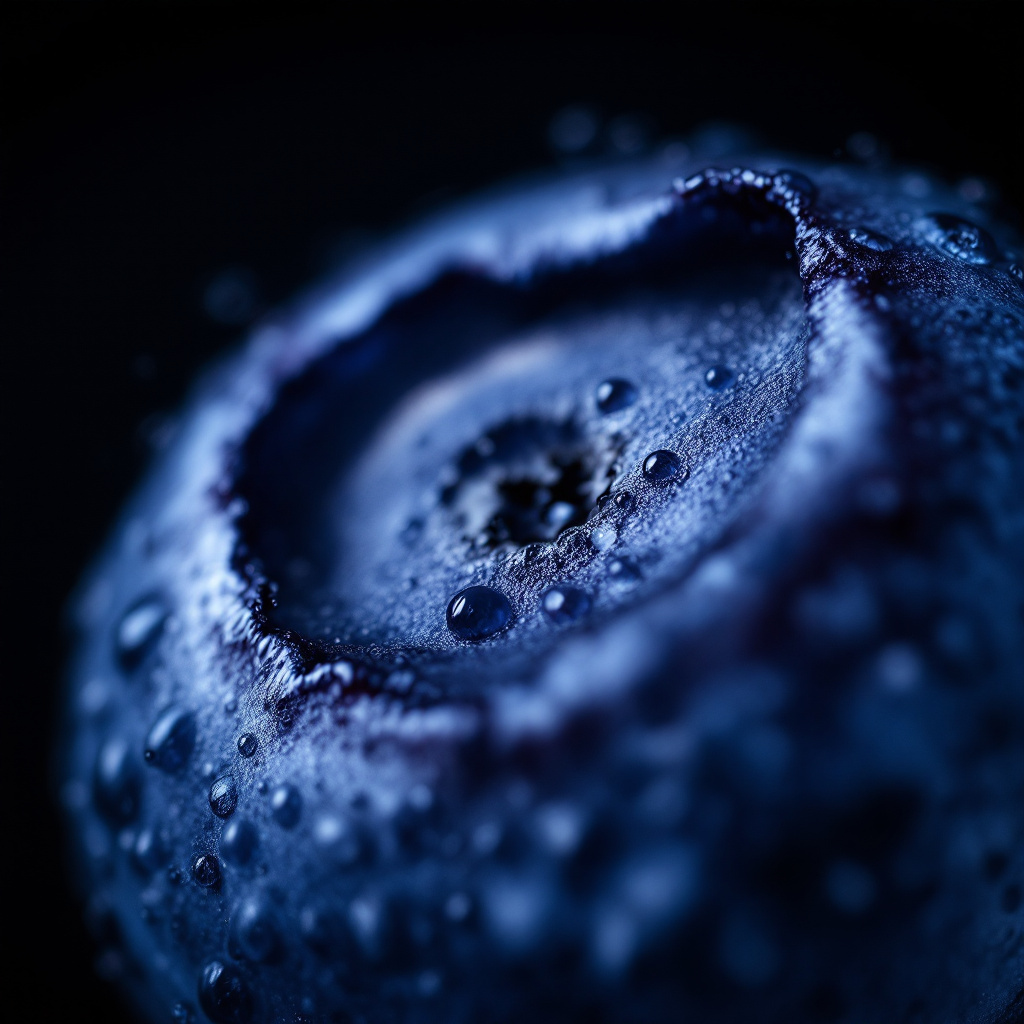 Blueberry skin (macro)