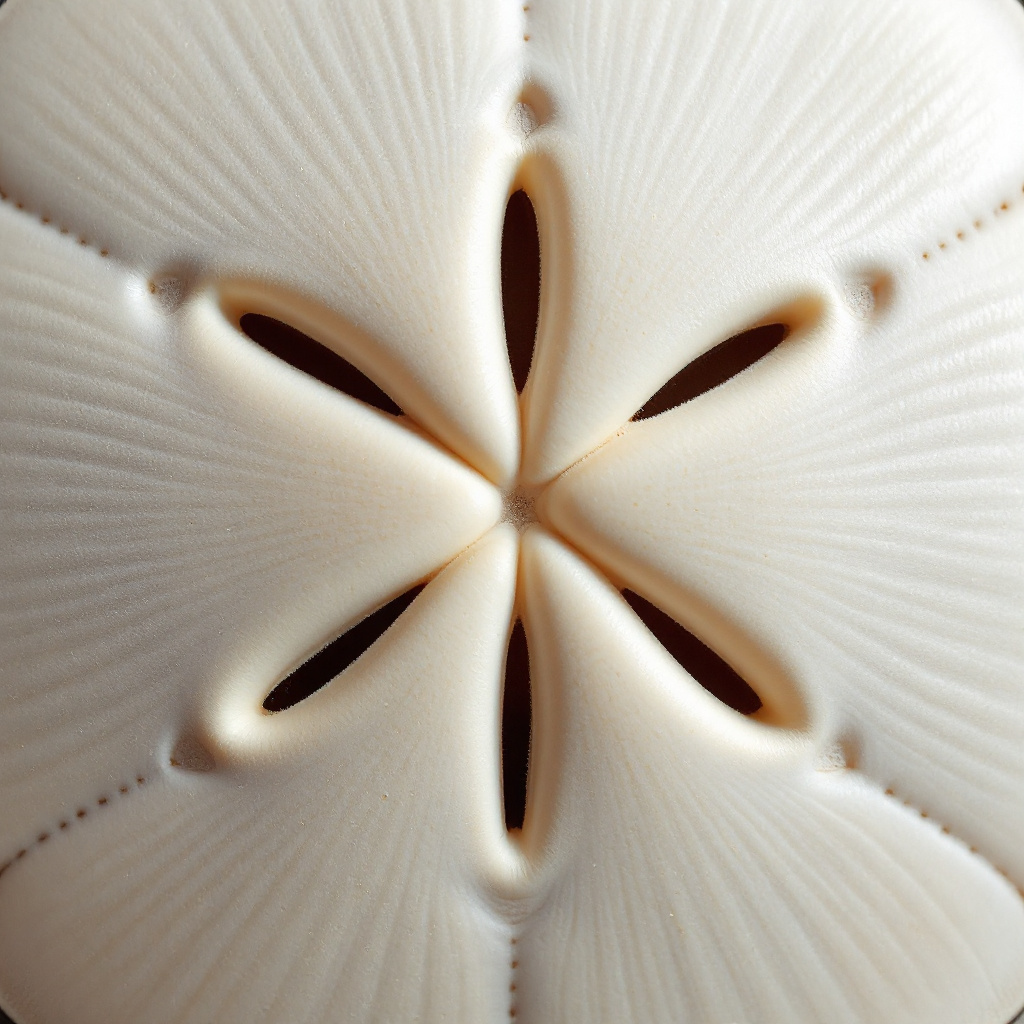 Sand dollar surface (macro)