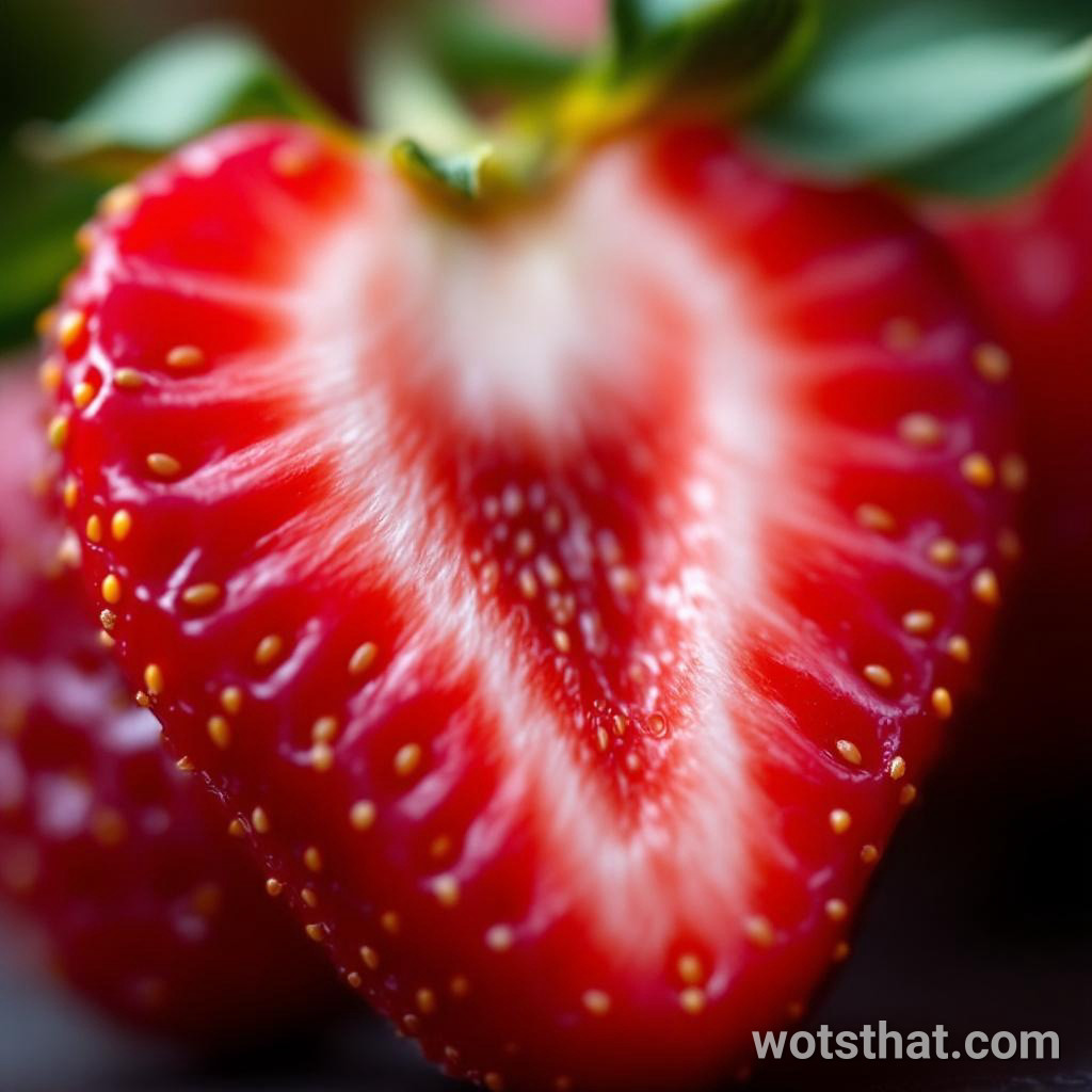 Strawberry surface (macro)