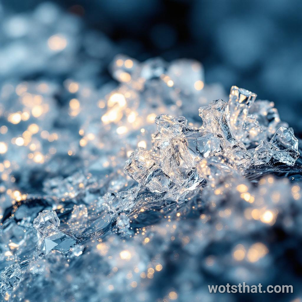 Ice crystal formation (macro)