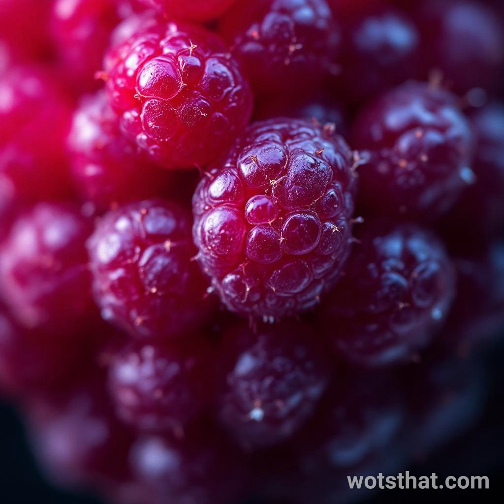 Raspberry surface (macro)