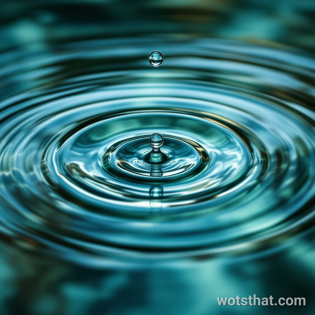 Pond water surface tension