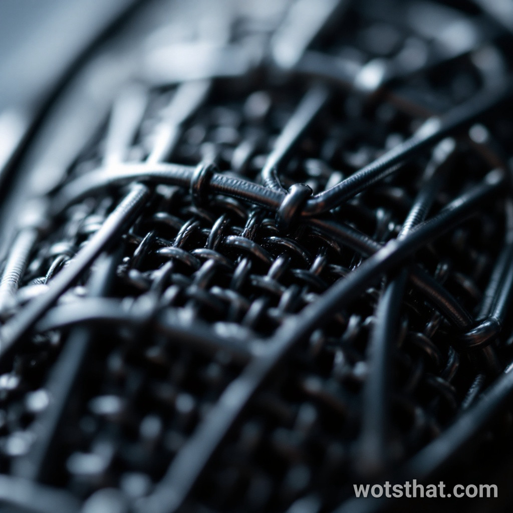 Microphone mesh grill (macro)