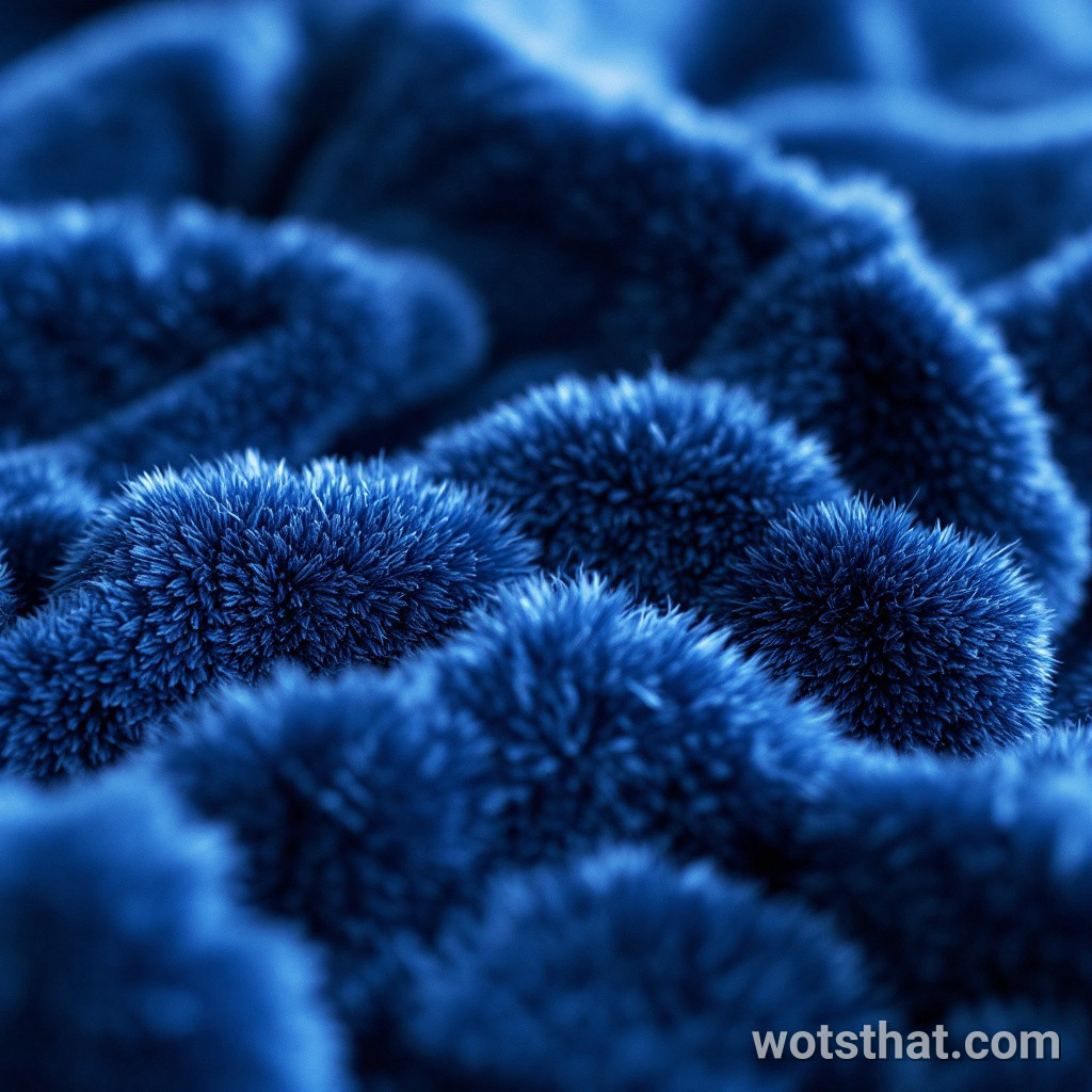 Velvet fabric surface