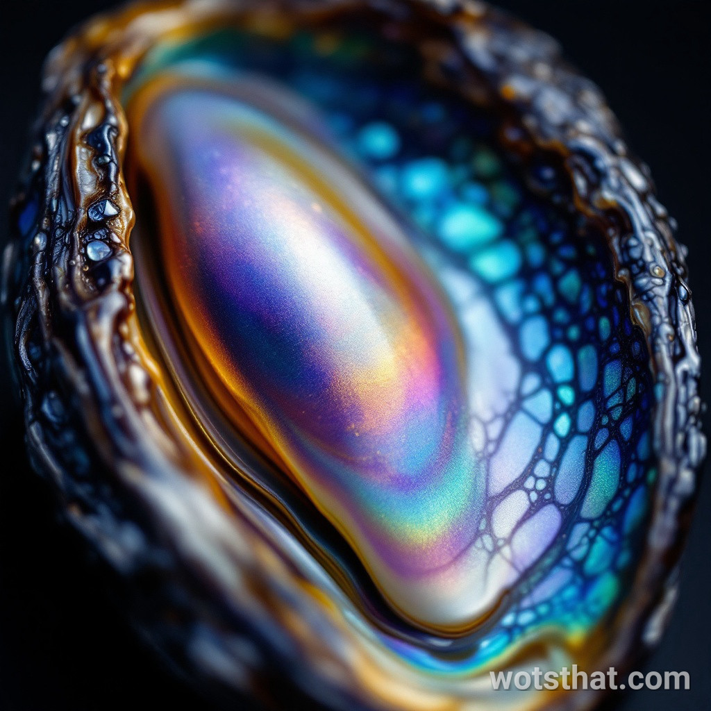 Mussel shell nacre