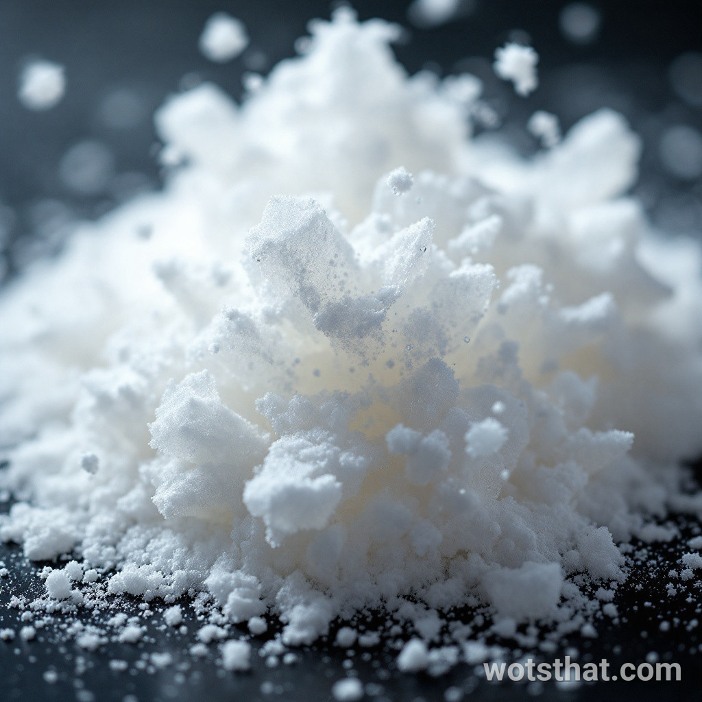 Bicarbonate of soda crystals