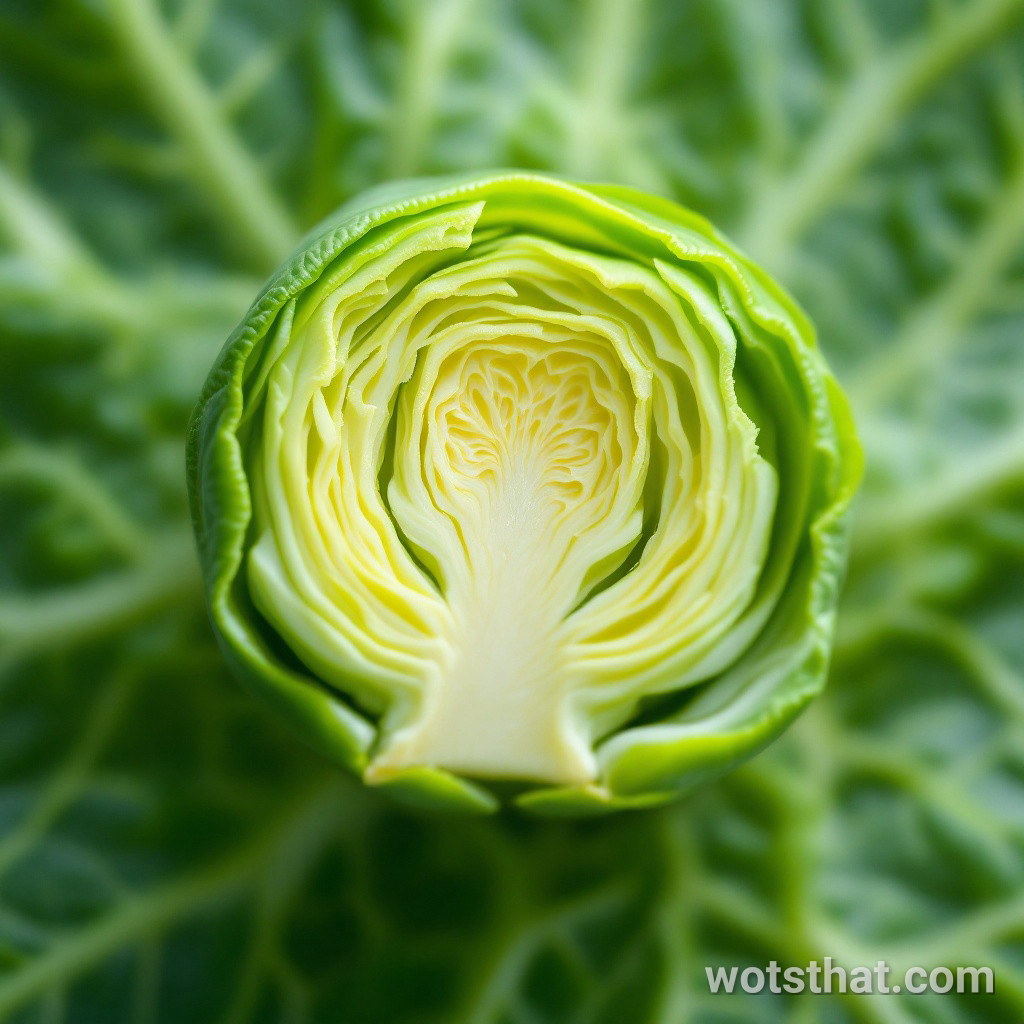 Brussel sprout cross-section