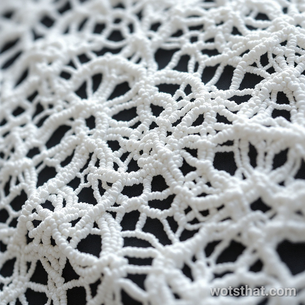 Lace fabric pattern (macro)
