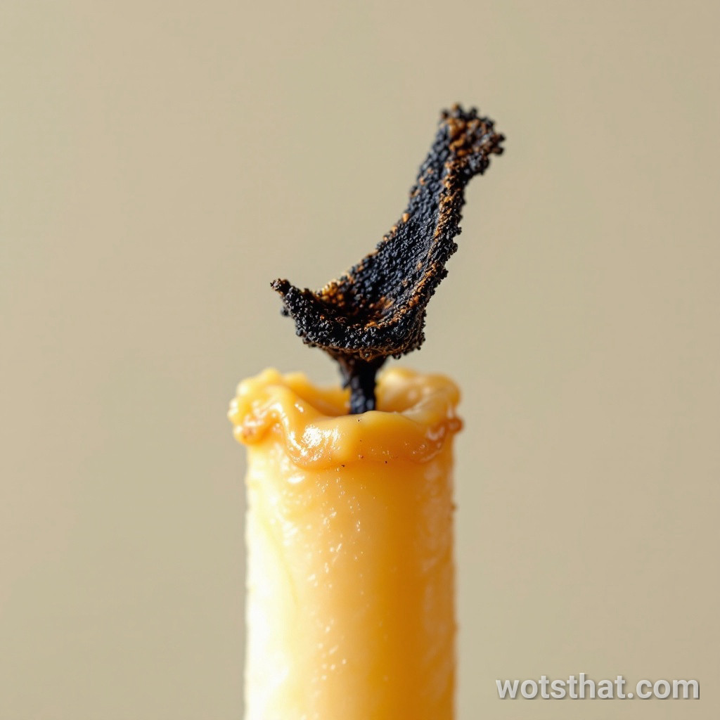 Candle wick (macro)