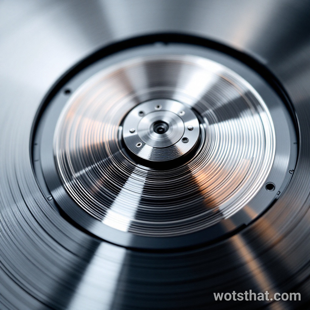 Hard drive platter surface