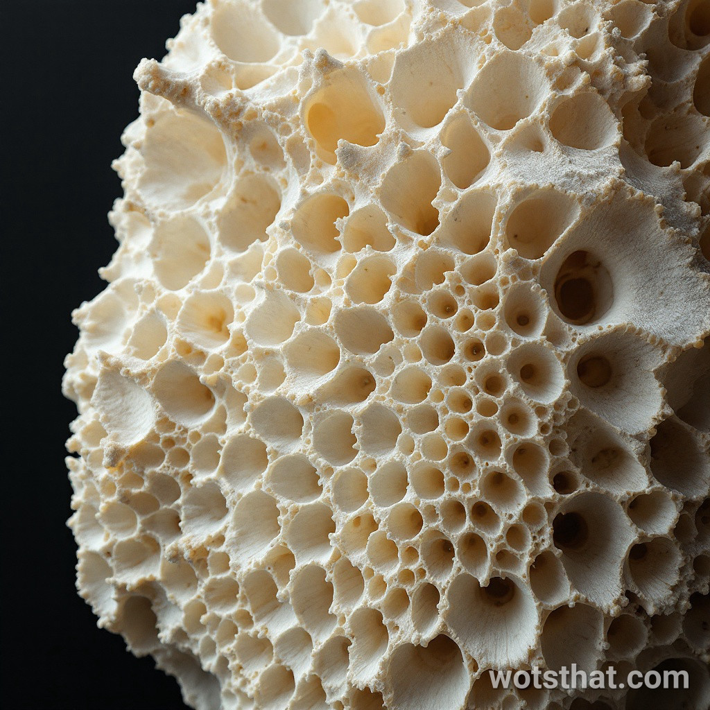 Cuttlefish bone interior