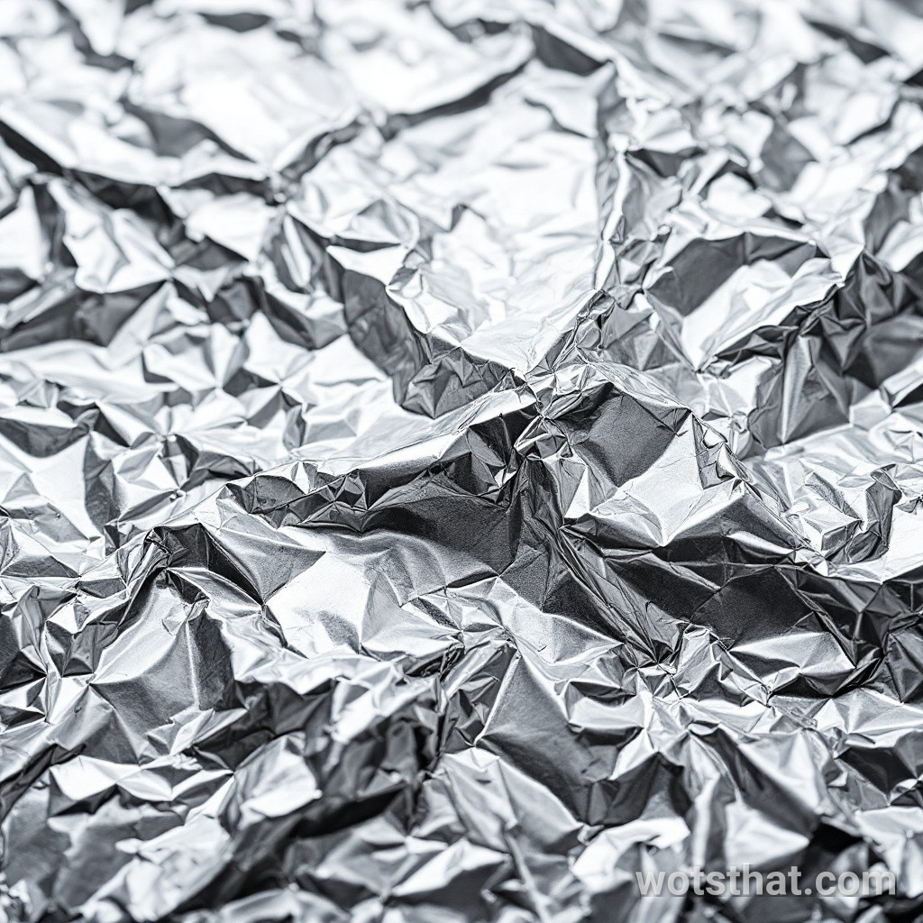 Crumpled aluminium foil