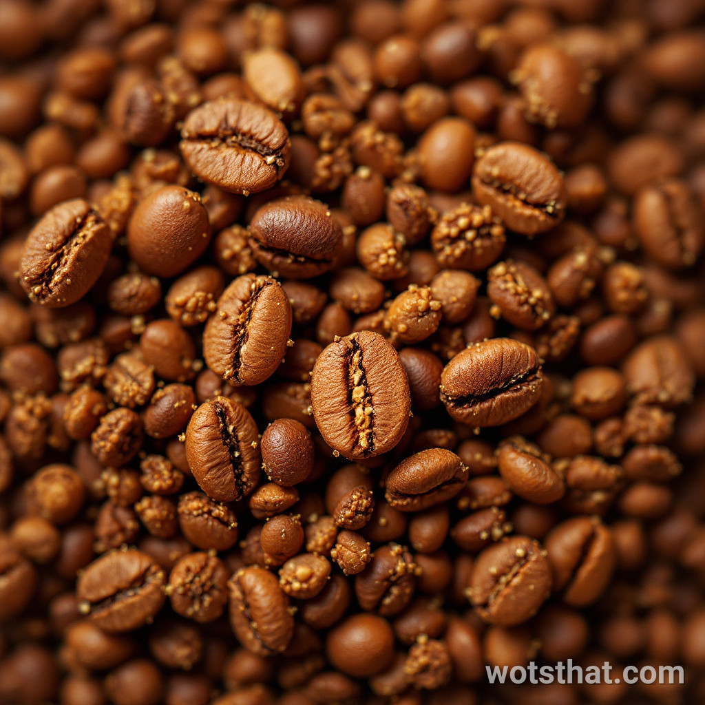 Freeze dried coffee granules