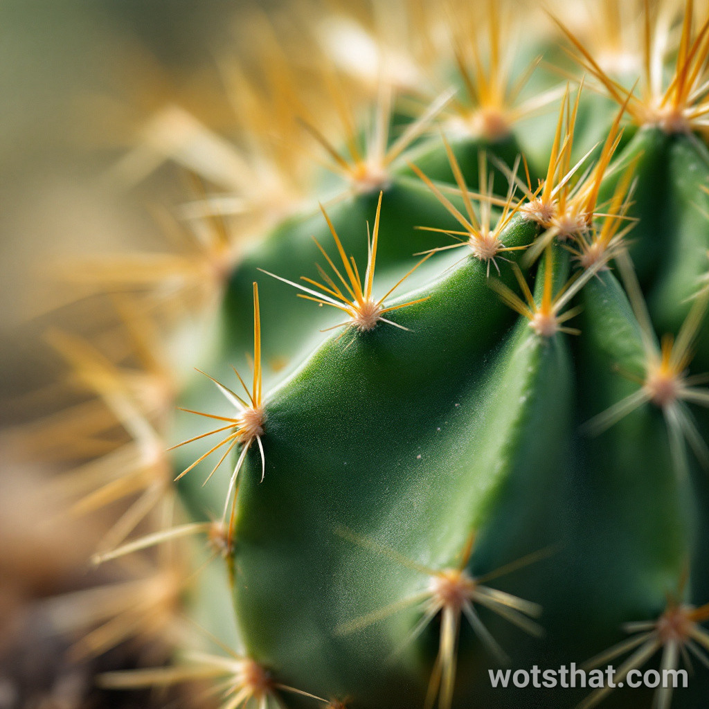 Cactus spine base (macro)