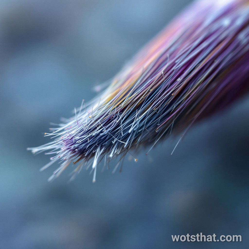 Paintbrush bristles