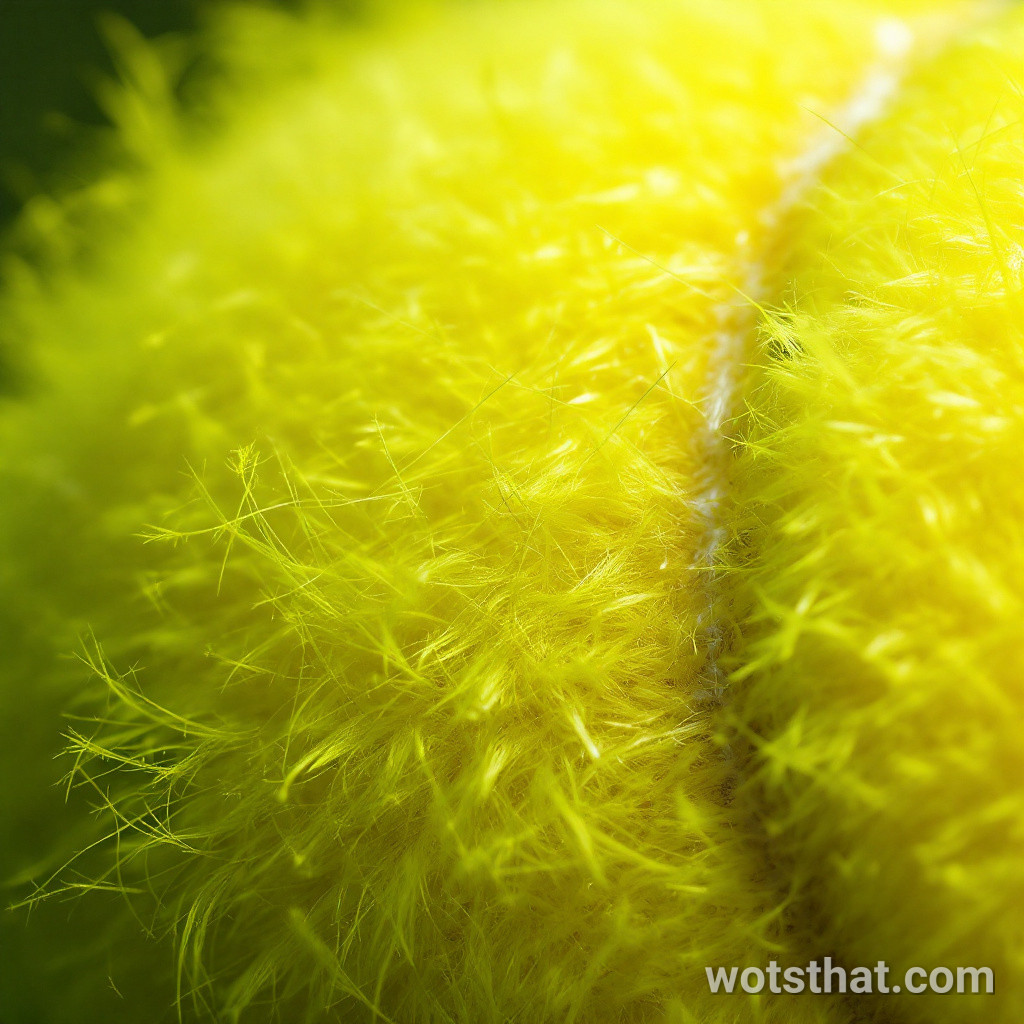 Tennis ball felt