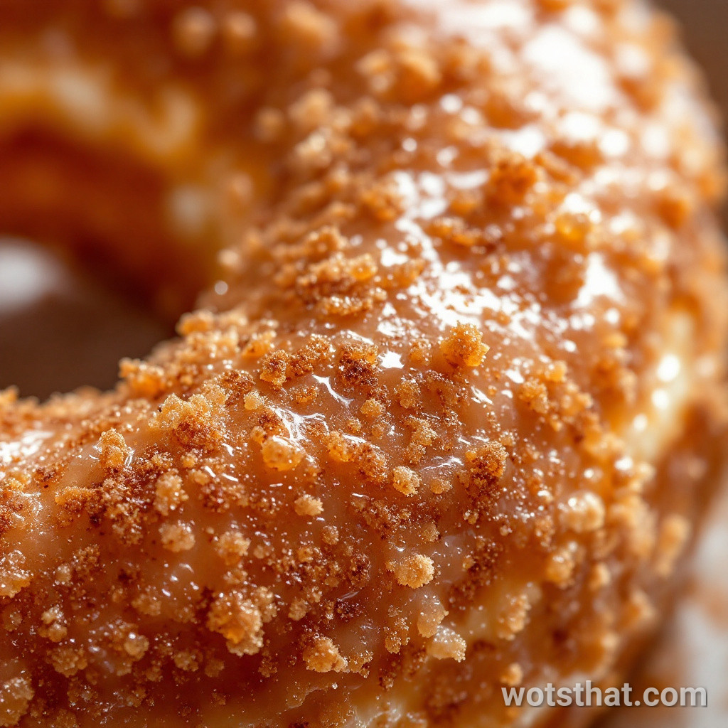 Cinnamon donut surface
