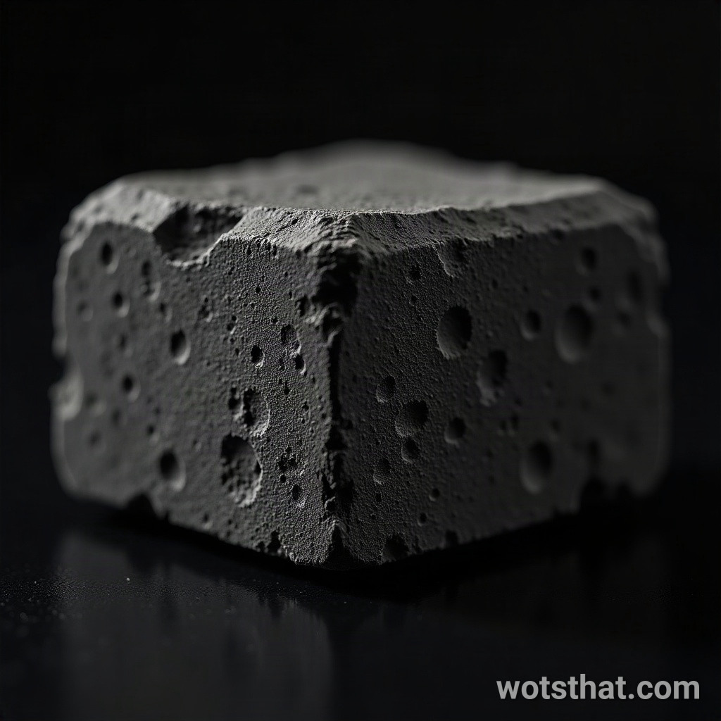 Charcoal briquette texture (macro)