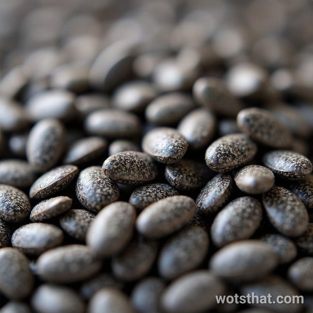 Chia seed texture (macro)