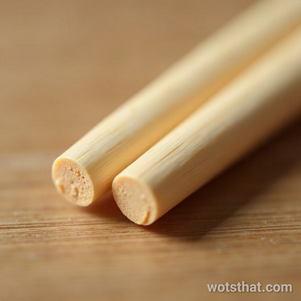 Chopstick wood grain (macro)