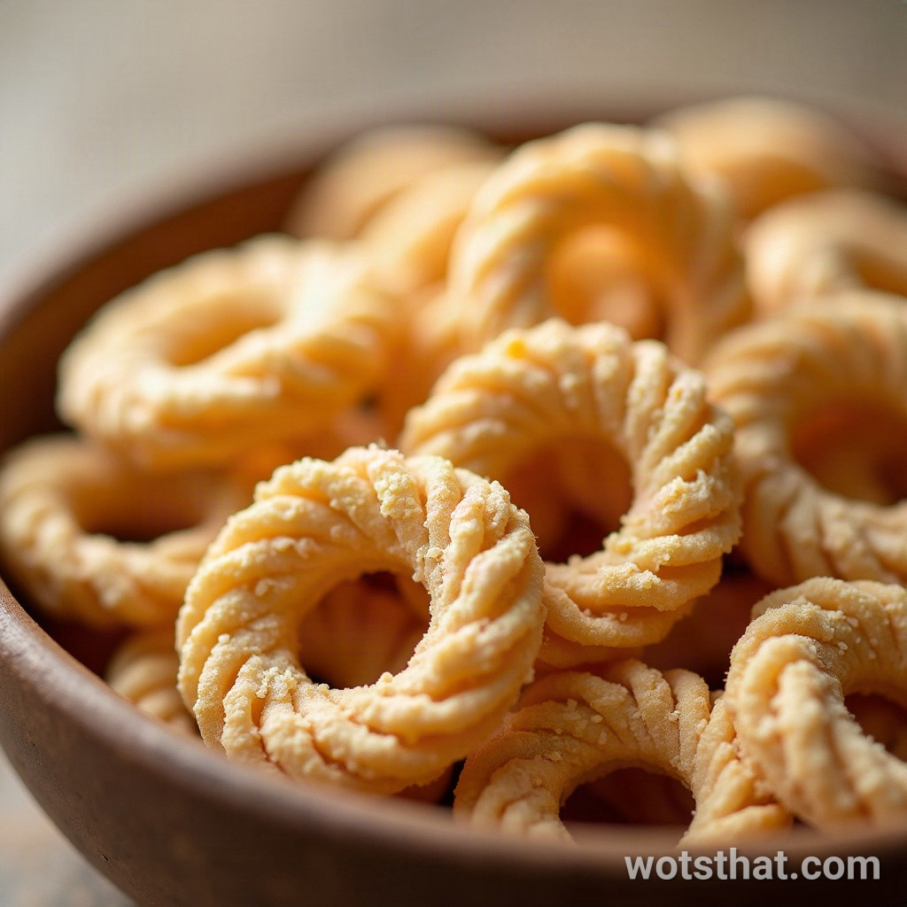 Churro ring texture (macro)