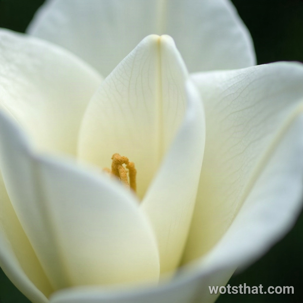 White lily petal (macro)