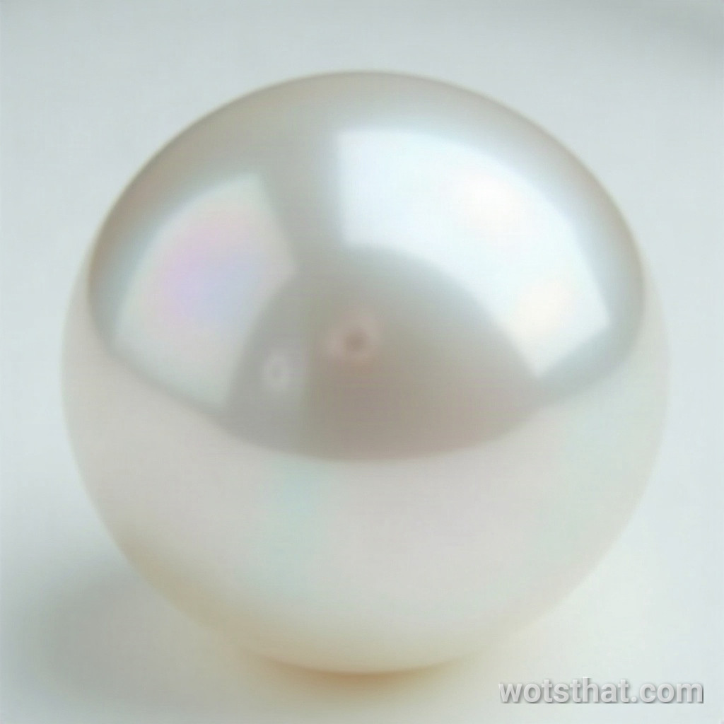 White pearl surface (macro)