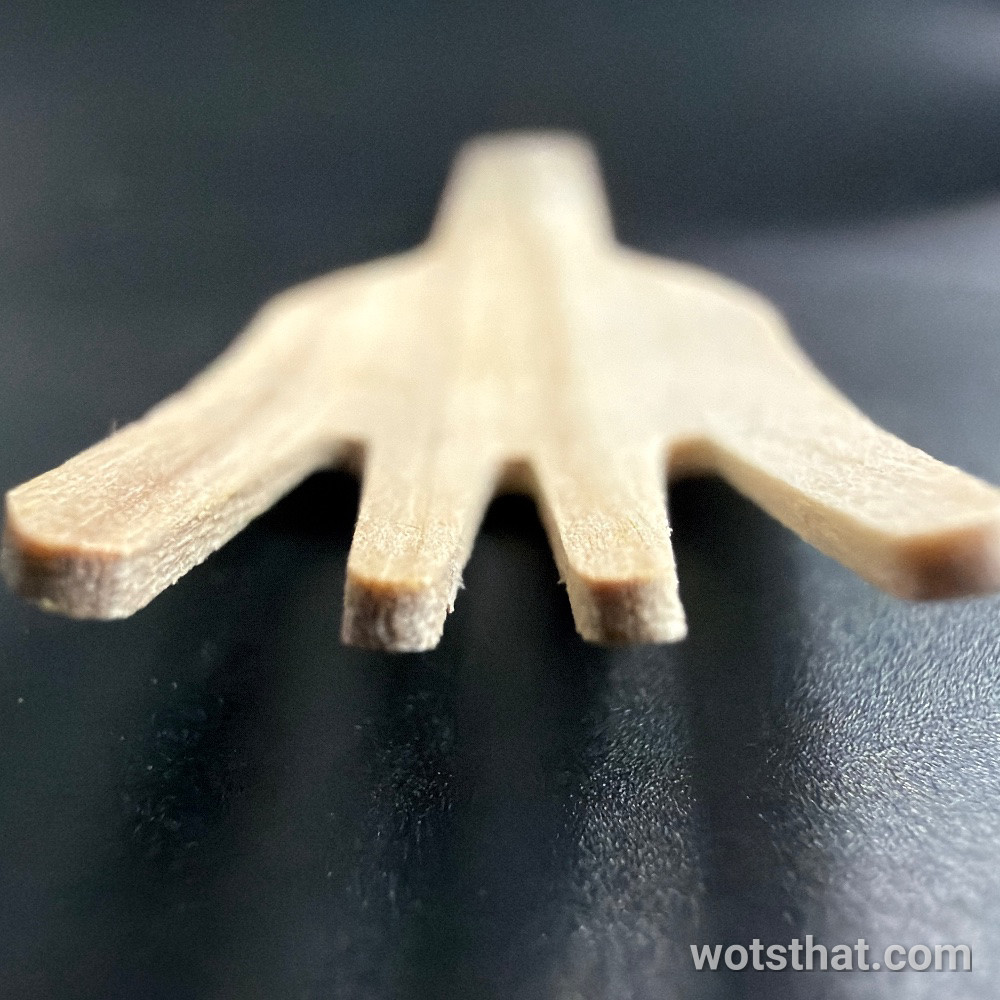 Wooden fork